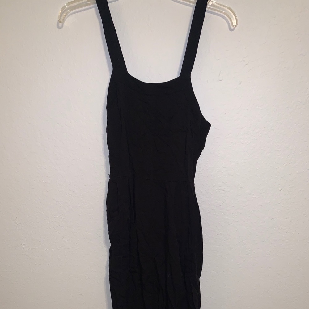 Black romper overalls